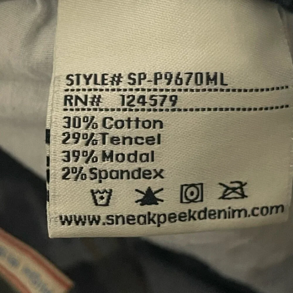 Sneak Peek Womens Slim Skinny Jeans Blue Distressed High Rise Denim Juniors 3 - Picture 3 of 5